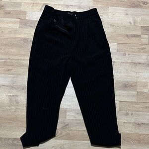 Dynamite women’s Dark Pinstripe Trousers